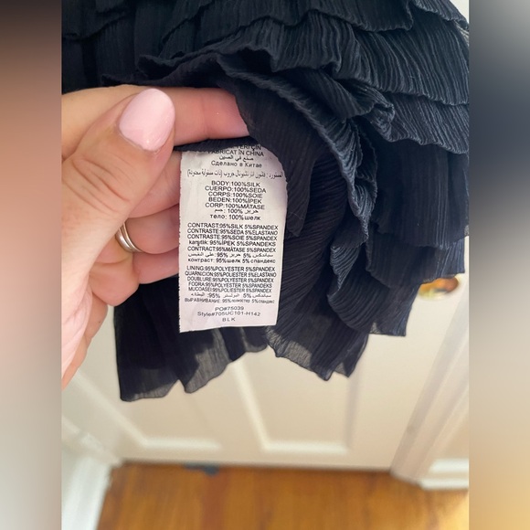 Bebe Silk Strapless Sweetheart Dress Size S - Picture 5 of 5